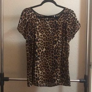 Express Top Leopard Print